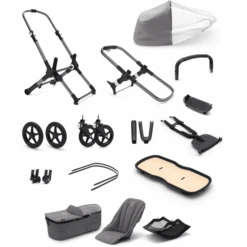 Bugaboo Basis Fox 3 Graphite/Grey Melange -Bugaboo bugaboo basis fox 3 graphite grey melange a326118 1