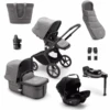 Bugaboo Combi Kinderwagen Fox 5 Startset Black /Grey Melange -Bugaboo bugaboo combi kinderwagen fox 5 startset black grey melange a416738