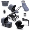 Bugaboo Combi Kinderwagen Fox 5 Startset Graphite/Stormy Blue -Bugaboo bugaboo combi kinderwagen fox 5 startset graphite stormy blue a416735