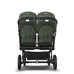 Bugaboo Donkey 5 Duo Essential Bundel - Black - Forest Green -Bugaboo bugaboo donkey 5 black forest green forest green 1 1