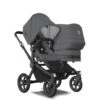 Bugaboo Donkey 5 Duo Travelsystem Black - Grey Melange -Bugaboo bugaboo donkey 5 duo black grey melange grey melange 3 1