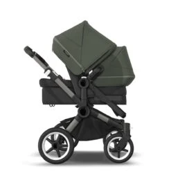 Bugaboo Donkey 5 Duo Graphite - Midnight Black - Forest Green -Bugaboo bugaboo donkey 5 duo graphite midnight black forest green 3