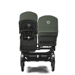 Bugaboo Donkey 5 Duo Graphite - Midnight Black - Forest Green -Bugaboo bugaboo donkey 5 duo graphite midnight black forest green 4