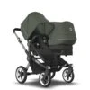 Bugaboo Donkey 5 Duo Graphite - Midnight Black - Forest Green -Bugaboo bugaboo donkey 5 duo graphite midnight black forest green 5