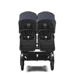 Bugaboo Donkey 5 Duo Black - Midnight Black - Stormy Blue -Bugaboo bugaboo donkey 5 duo midnight black stormy blue 9