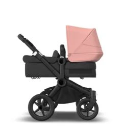 Bugaboo Donkey 5 Twin Black - Midnight Black - Morning Pink -Bugaboo bugaboo donkey 5 twin black midnight black morning pink 3