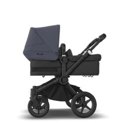 Bugaboo Donkey 5 Twin Black - Midnight Black - Stormy Blue -Bugaboo bugaboo donkey 5 twin black midnight black stormy blue 8