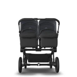 Bugaboo Donkey 5 Twin Black - Midnight Black - Stormy Blue -Bugaboo bugaboo donkey 5 twin black midnight black stormy blue 9 2