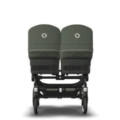 Bugaboo Donkey 5 Twin Graphite - Midnight Black - Forest Green