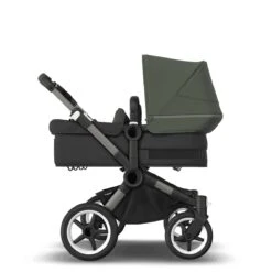 Bugaboo Donkey 5 Twin Graphite - Midnight Black - Forest Green -Bugaboo bugaboo donkey 5 twin graphite midnight black forest green 9