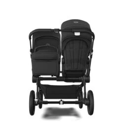 Bugaboo Donkey 5 Duo Essential Bundel - Black - Midnight Black -Bugaboo bugaboo donkey duo black midnight black midnight black 5 1