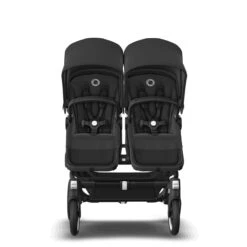 Bugaboo Donkey 5 Duo Essential Bundel - Black - Midnight Black -Bugaboo bugaboo donkey duo black midnight black midnight black 7 1