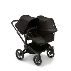 Bugaboo Donkey 5 Duo Essential Bundel - Black - Midnight Black -Bugaboo bugaboo donkey duo black midnight black midnight black 2