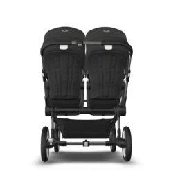 Bugaboo Donkey 5 Duo Graphite - Midnight Black - Midnight Black -Bugaboo bugaboo donkey duo graphite midnight black midnight black 12