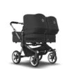 Bugaboo Donkey 5 Twin Graphite - Midnight Black - Midnight Black -Bugaboo bugaboo donkey duo twin graphite midnight black midnight black 1