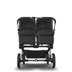 Bugaboo Donkey 5 Twin Graphite - Midnight Black - Midnight Black -Bugaboo bugaboo donkey duo twin graphite midnight black midnight black 2