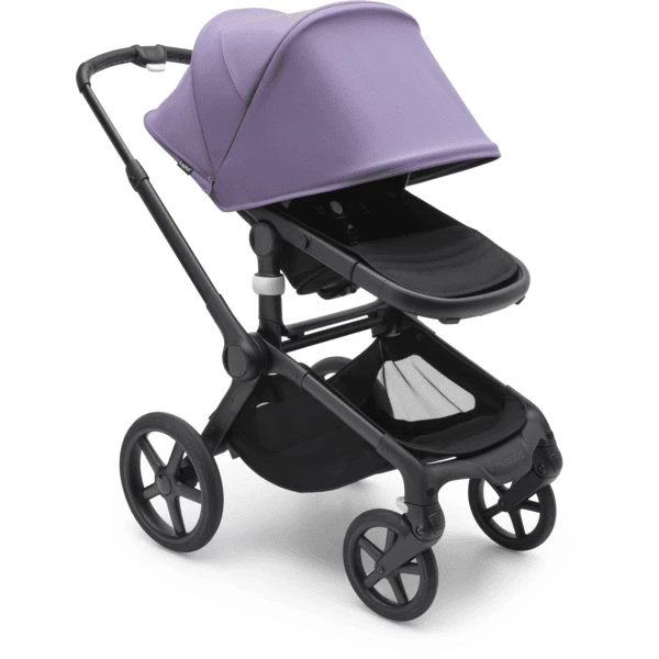 Bugaboo Kinderwagen Fox 5 Met Reiswieg En Zitje Black /Astro Purple 7 Bugaboo Kinderwagen Fox 5 Met Reiswieg En Zitje Black /Astro Purple - Afbeelding 5
