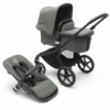 Bugaboo Kinderwagen Fox 5 Met Reiswieg En Zitje Black / Forest Green -Bugaboo bugaboo kinderwagen fox 5 met reiswieg en zitje black forest green a409944
