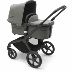 Bugaboo Kinderwagen Fox 5 Met Reiswieg En Zitje Black / Forest Green -Bugaboo bugaboo kinderwagen fox 5 met reiswieg en zitje black forest green a409944 2