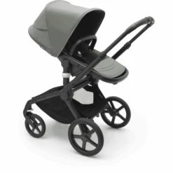 Bugaboo Kinderwagen Fox 5 Met Reiswieg En Zitje Black / Forest Green -Bugaboo bugaboo kinderwagen fox 5 met reiswieg en zitje black forest green a409944 3