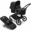 Bugaboo Kinderwagen Fox 5 Met Reiswieg En Zitje Black /. Mid Night Black -Bugaboo bugaboo kinderwagen fox 5 met reiswieg en zitje black mid night black a409943