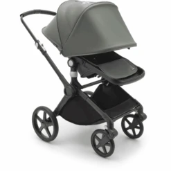 Bugaboo Kinderwagen Fox Cub Met Reiswieg En Zitje Black / Forest Green -Bugaboo bugaboo kinderwagen fox cub met reiswieg en zitje black forest green a410116 2