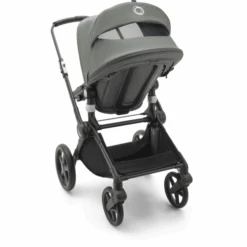 Bugaboo Kinderwagen Fox Cub Met Reiswieg En Zitje Black / Forest Green -Bugaboo bugaboo kinderwagen fox cub met reiswieg en zitje black forest green a410116 3