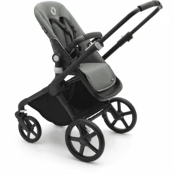 Bugaboo Kinderwagen Fox Cub Met Reiswieg En Zitje Black / Forest Green -Bugaboo bugaboo kinderwagen fox cub met reiswieg en zitje black forest green a410116 4