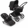 Bugaboo Kinderwagen Fox Cub Met Reiswieg En Zitje Black /. Mid Night Black -Bugaboo bugaboo kinderwagen fox cub met reiswieg en zitje black mid night black a410105
