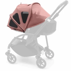 Bugaboo Zonnedak Met Ventilatie Breezy Bee Morning Pink -Bugaboo bugaboo zonnedak met ventilatie breezy bee morning pink a342157 3