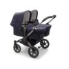 Bugaboo Donkey 5 Twin Graphite - Classic Dark Navy -Bugaboo bugaboo donkey 5 twin graphite classic dark navy