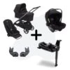 Bugaboo Dragonfly 3-in-1 Bundel Graphite-Midnight Black -Bugaboo bugaboo dragonfly trio graphite midnight black