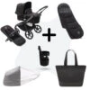 Bugaboo Fox 5 Essential Bundel Graphite - Midnight Black -Bugaboo bugaboo fox 5 sessential bundle graphite midnight black
