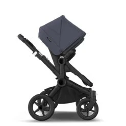 Bugaboo Donkey 5 Twin Black - Midnight Black - Stormy Blue -Bugaboo bugboo donkey 5 twin black midnight black stormy blue 5