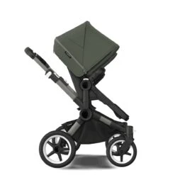 Bugaboo Donkey 5 Twin Graphite - Midnight Black - Forest Green -Bugaboo bugboo donkey 5 twin graphite midnight black forest green