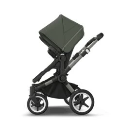 Bugaboo Donkey 5 Twin Graphite - Midnight Black - Forest Green -Bugaboo bugboo donkey 5 twin graphite midnight black forest green