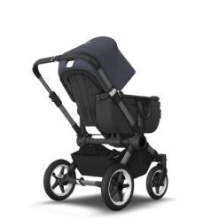 Bugaboo Donkey 5 Mono Mix And Match -Bugaboo donkey 5 mono graphite midnight black stormy blue back