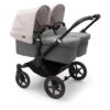 Bugaboo Donkey5 Twin Black - Grey Melange -Bugaboo image 28362