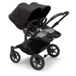 Bugaboo Donkey5 Twin Black - Grey Melange -Bugaboo image 28363