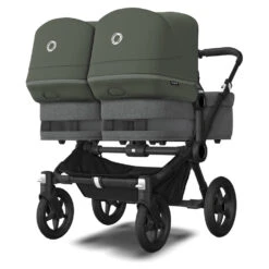 Bugaboo Donkey5 Twin Black - Grey Melange -Bugaboo image 28364