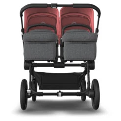 Bugaboo Donkey5 Twin Black - Grey Melange -Bugaboo image 28366